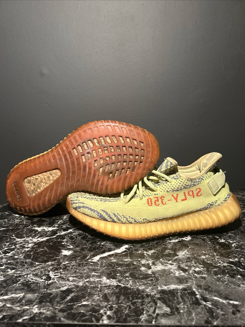 adidas Yeezy Boost 350 V2 Semi-Frozen Yellow B37572 Men’s 8.5